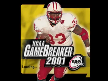 NCAA GameBreaker 2001 (US) screen shot title